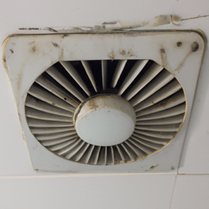 dirty bathroom extractor fan