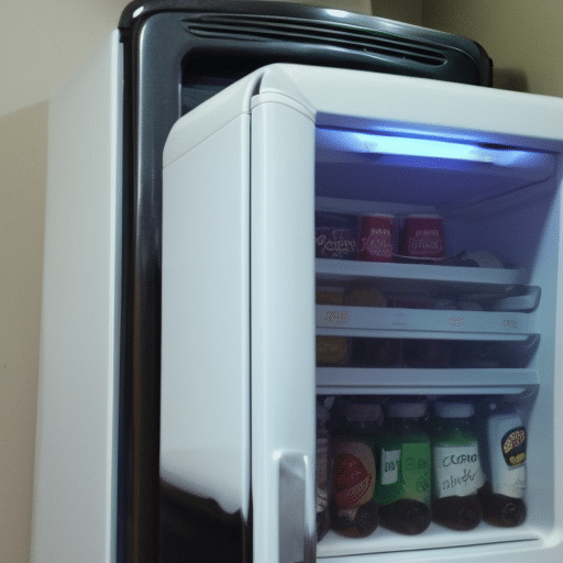 food and drinks inside a ref