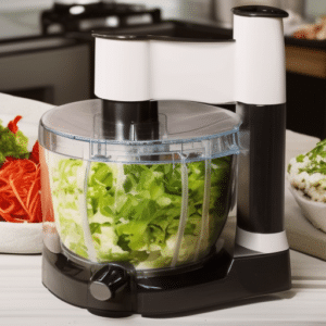 gratting cabbage using an electric device