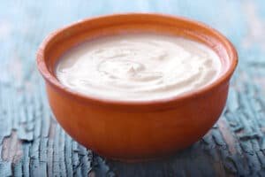 homemade fermented dairy product