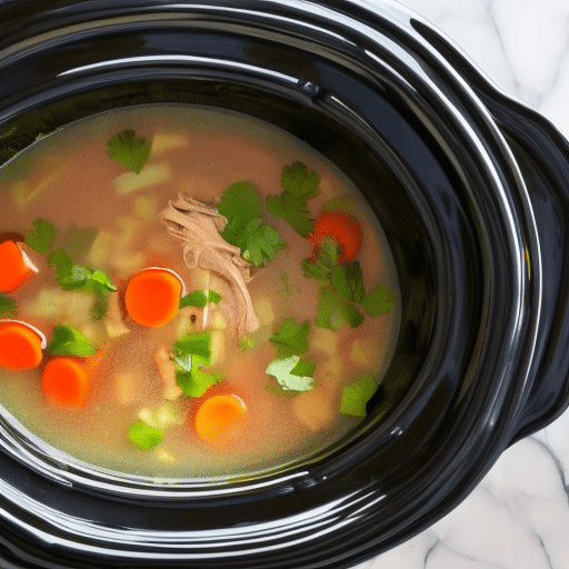 hot dinner in a pot