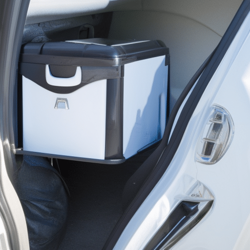 mini fridge in the car