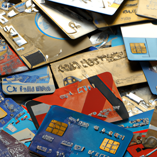 old plastic cards