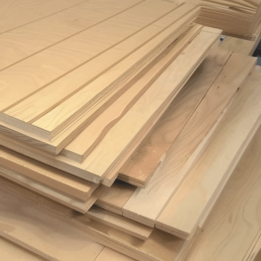 pile of plywood