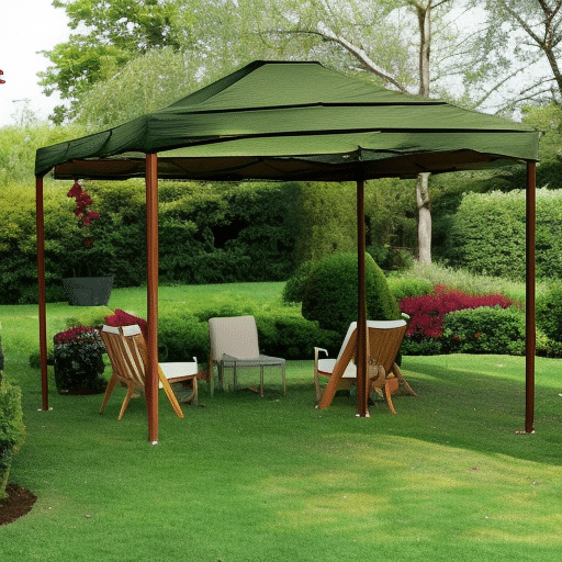 preparing a gazebo for cleaning