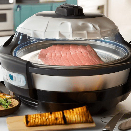 preparing dinner using a round appliance