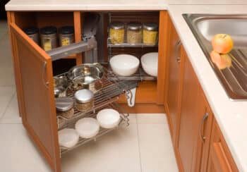 properly stacked condiments and snacks