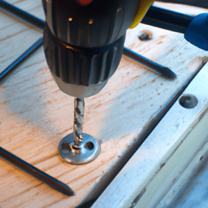 removing a bolt using an electric device