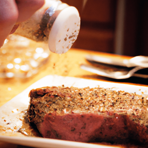 seasoning the meat