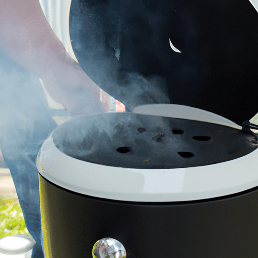 smoke coming out of the cooking appliance