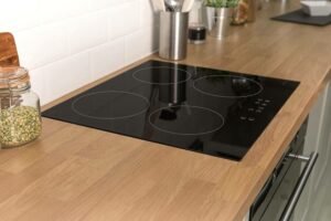 sparkling clean cooktop