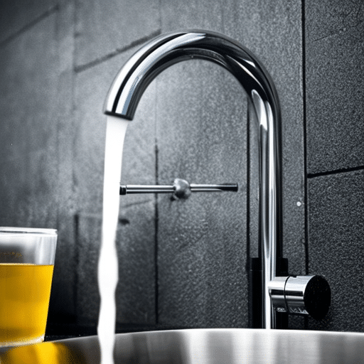 stainless boiling water tap