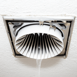 water comes out of the faulty device