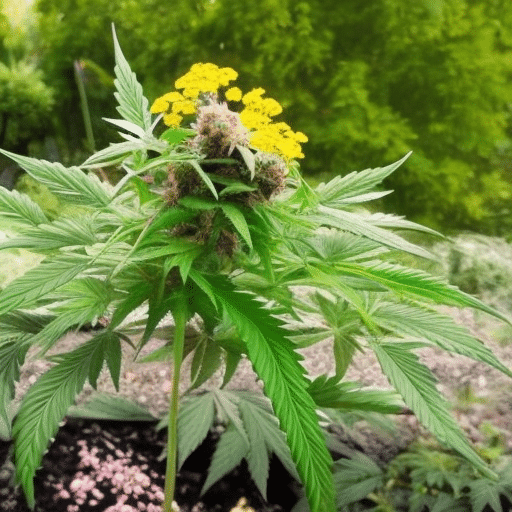 weeds growing in the garden