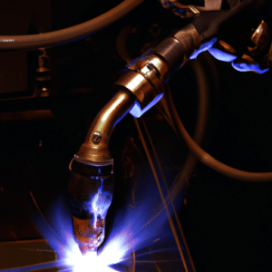 welding a tube steel
