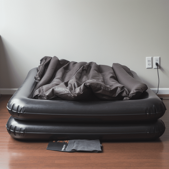 air mattress makes bedroom sleepovers more fun