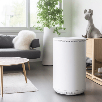 air purifier eases congestion by improving indoor air quality
