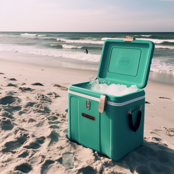 beat the heat with an electric cool box at the beach