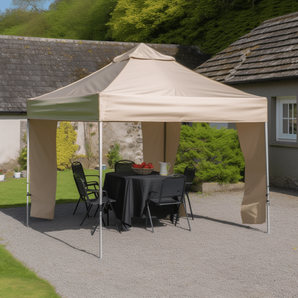 beautiful gazebo roof cap completes the garden
