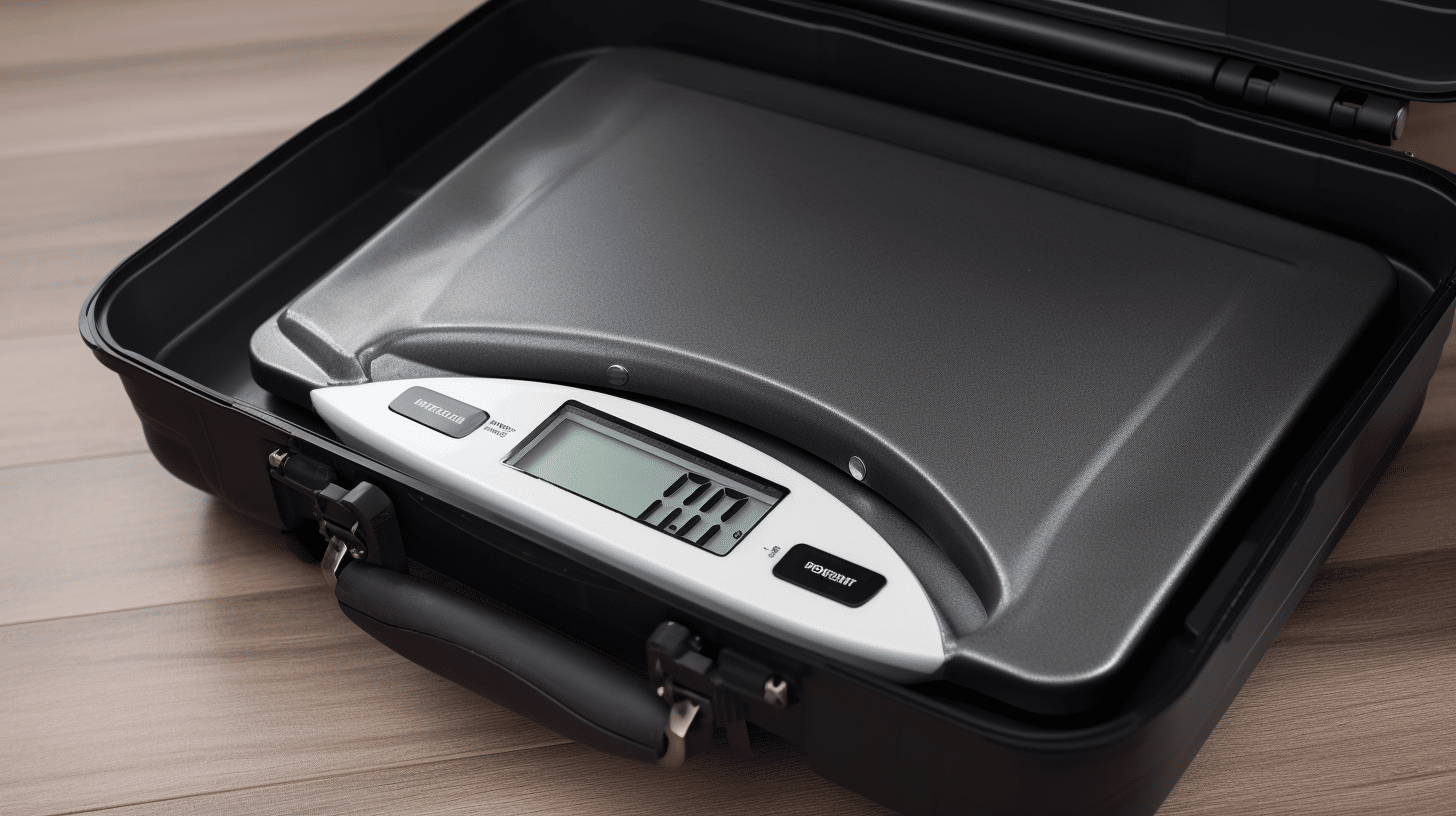 can you take bathroom scales on a plane