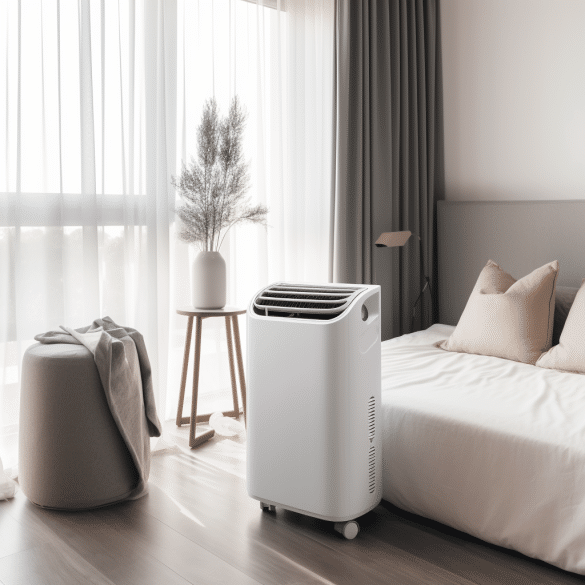 chill out on the go with a portable air conditioner