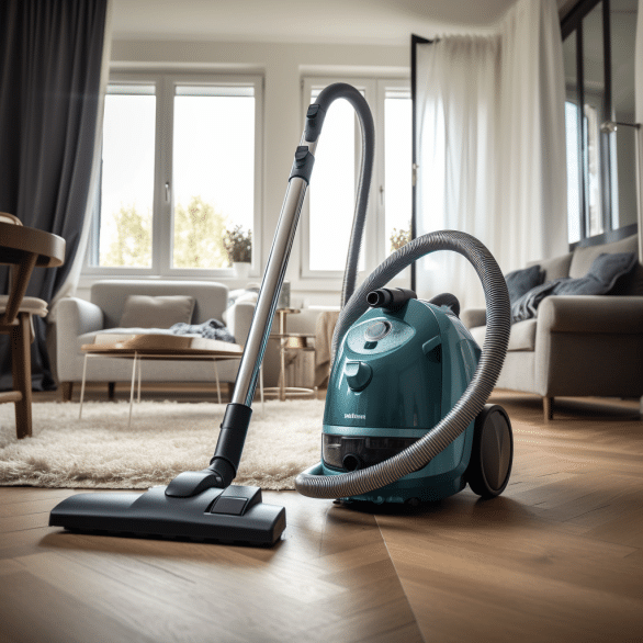 easy to use bagless vacuum keeps your home spotless