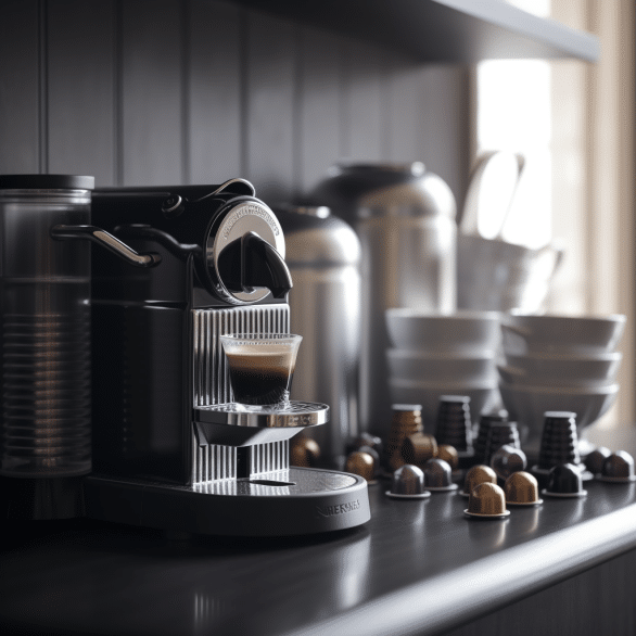 effortlessly brew gourmet coffee with nespresso machine