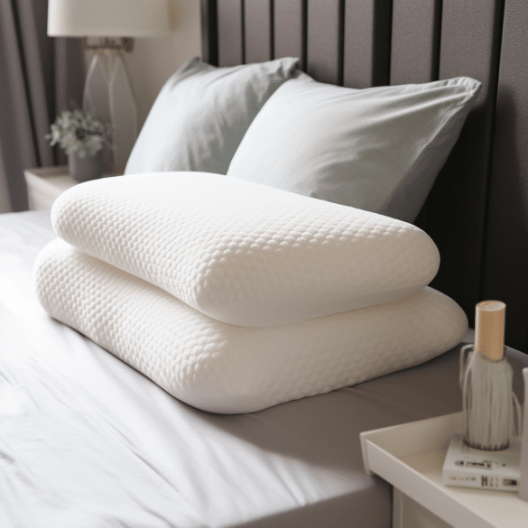 enhance bedroom relaxation with memory foam pillow