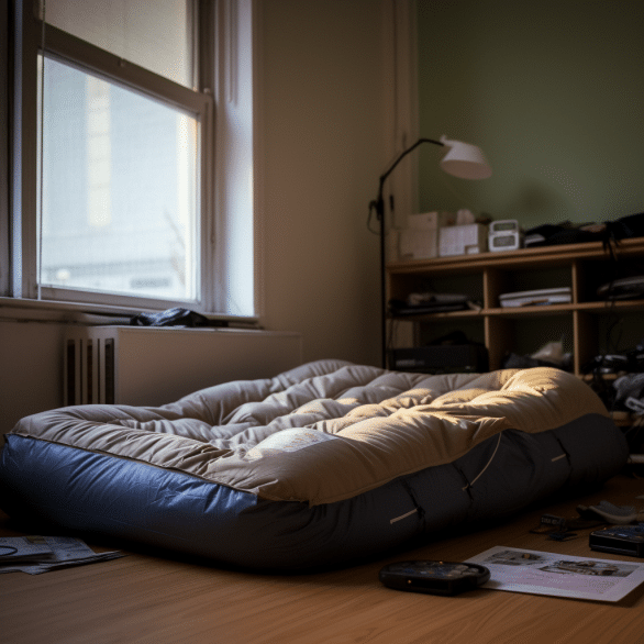 fixing air bed for a cozy sleep