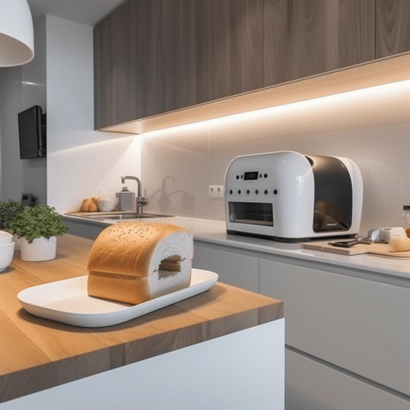 hide the toaster on the kitchen counter