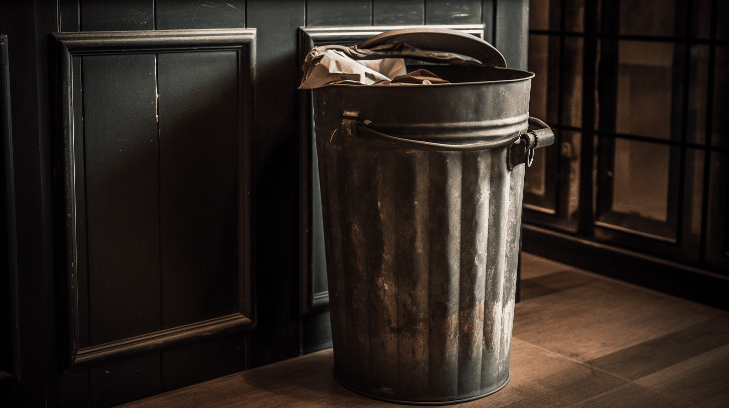 how to dispose of a kitchen bin