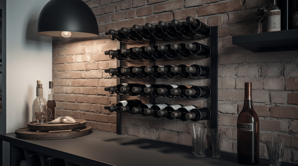 how to install a wine rack