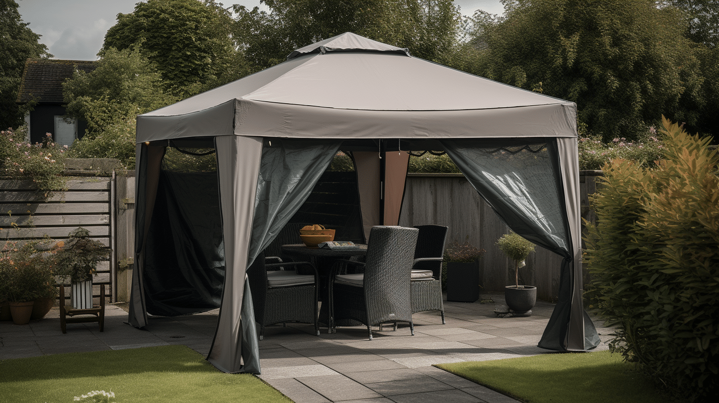 how to make a concrete base for gazebo