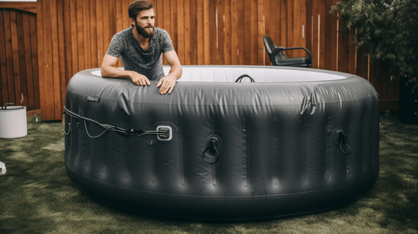 how to repair a hole in an inflatable hot tub