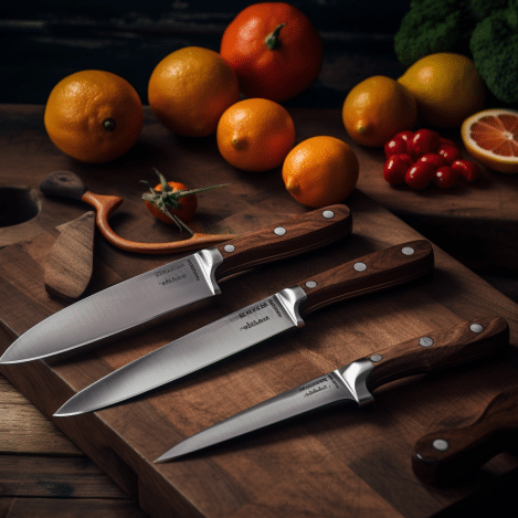 removing scratches from kitchen knives