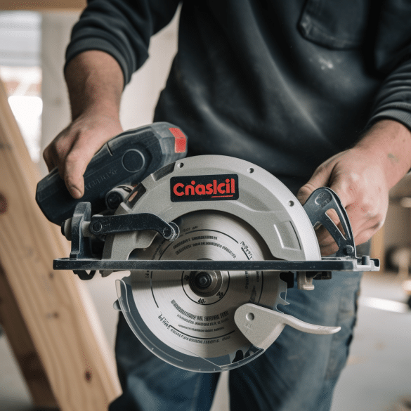 safely cut wood with a circular saw