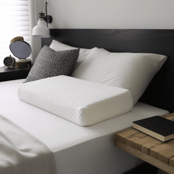 snore less with foam pillows in bedroom