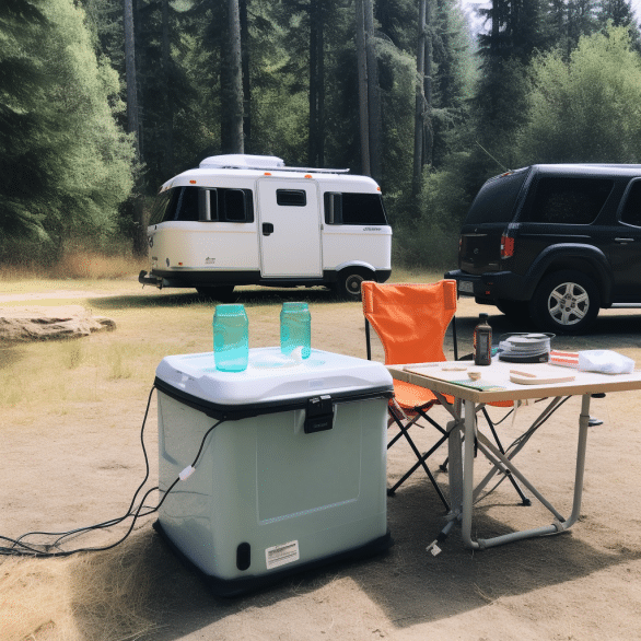 stay cool at the campsite with electric cool