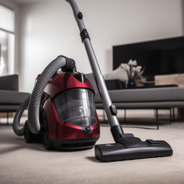 using a bagless vacuum cleaner at home