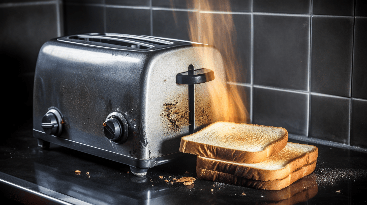 what to do if toaster sparks