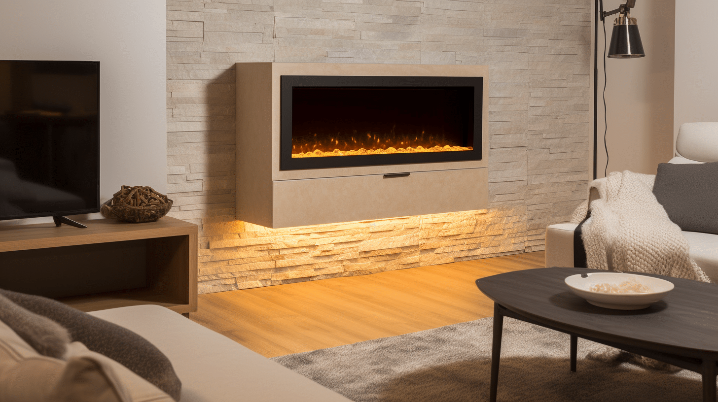 can you put an electric fire in front of a back boiler