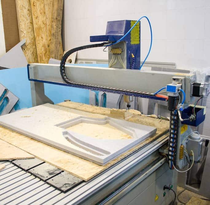 doing a woodworking project using a router table