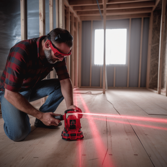 effortlessly measure distances with a laser measuring tool