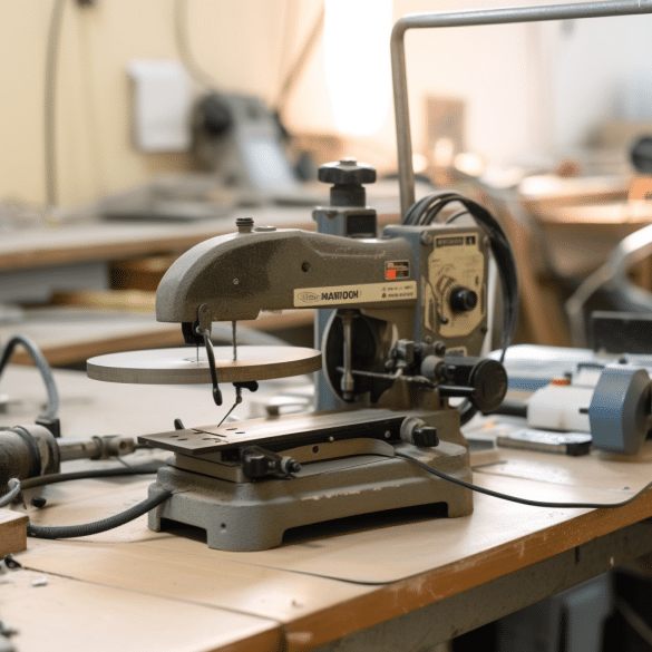 effortlessly shape wood with a powerful scroll saw