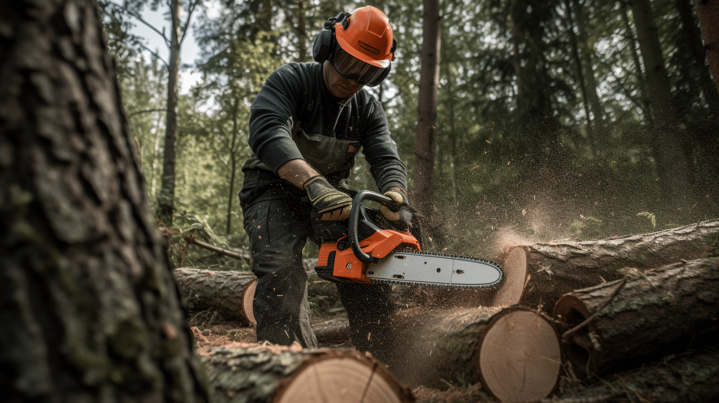 how big a tree can an electric chainsaw cut