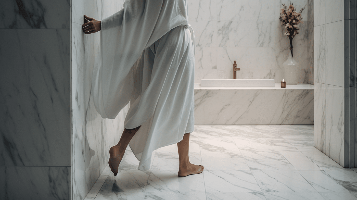 how does bathroom floor heating work