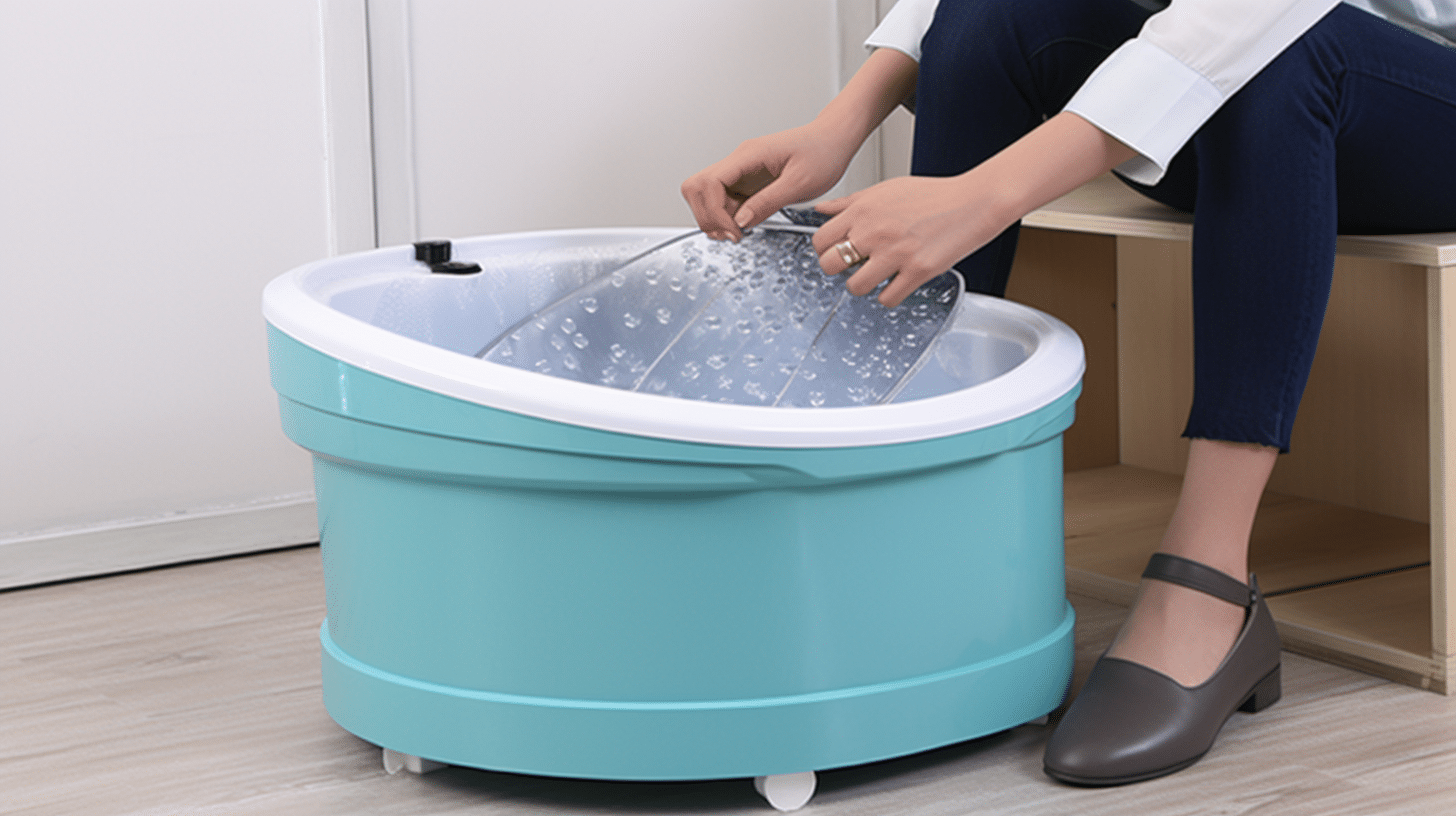 how to clean a home foot spa