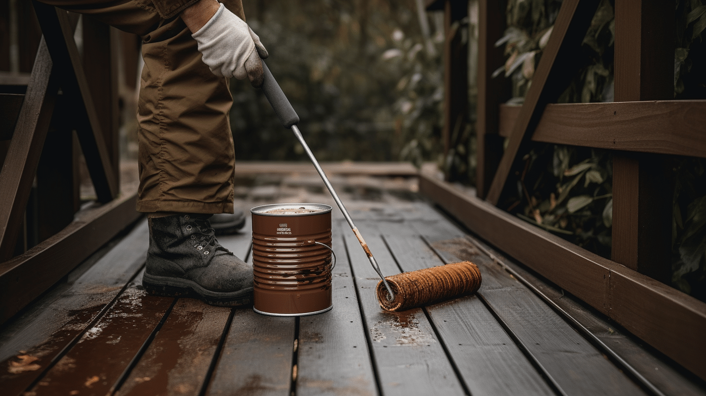 how to fix sticky deck after oiling