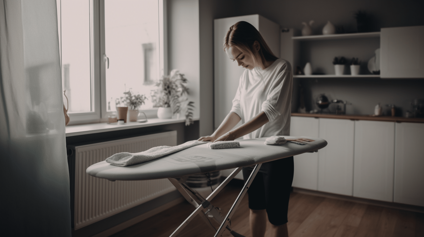 how to fix wobbly ironing board