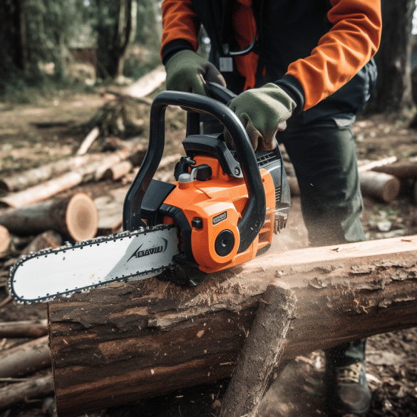 lightweight and easy to maneuver electric chainsaw